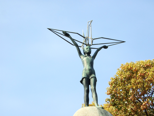 Das Kinder-Friedensdenkmal in Hiroshima, Japan